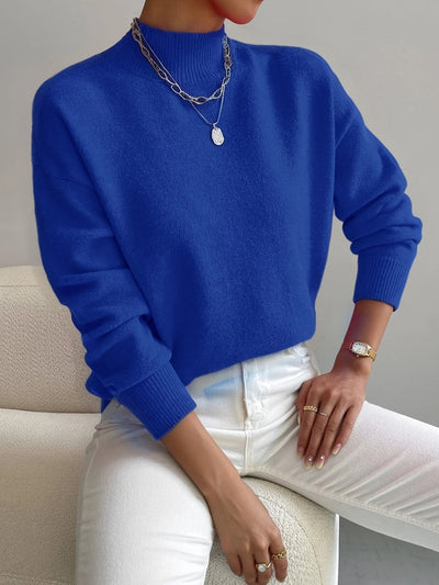JEANINE | Comfortable Sweater with High Collar